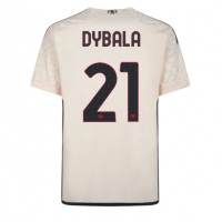 Koszulka piłkarska AS Roma Paulo Dybala #21 Strój wyjazdowy 2023-24 tanio Krótki Rękaw